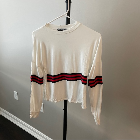 Nasty girl striped long sleeve shirt - Picture 2 of 2